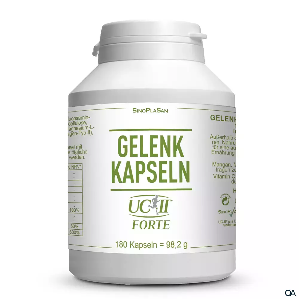 SinoPlaSan Gelenkkapseln UC-II FORTE Kapseln SinoPlaSan Gelenkkapseln UC-II FORTE Kapseln