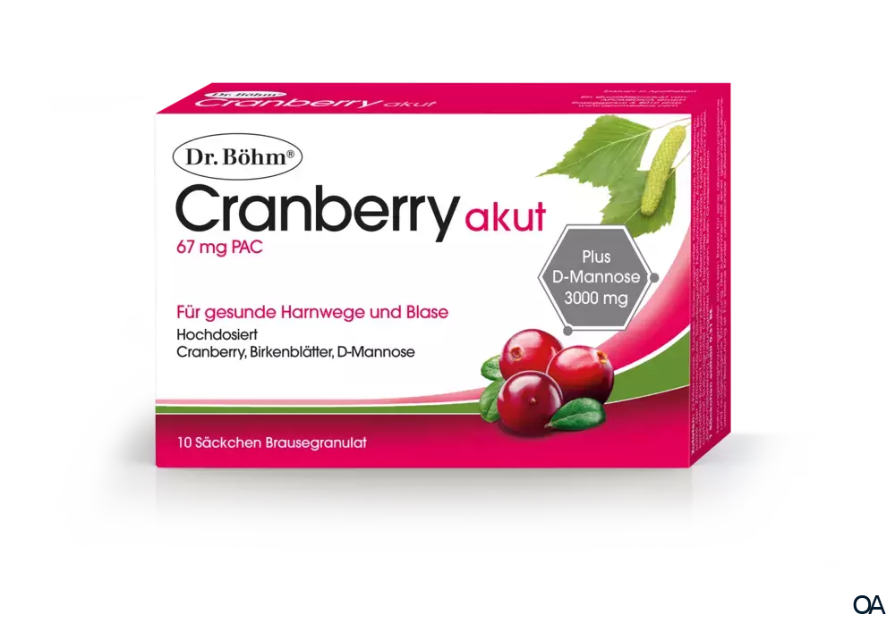 Dr. Böhm® Cranberry akut Brausegranulat Dr. Böhm® Cranberry akut Brausegranulat