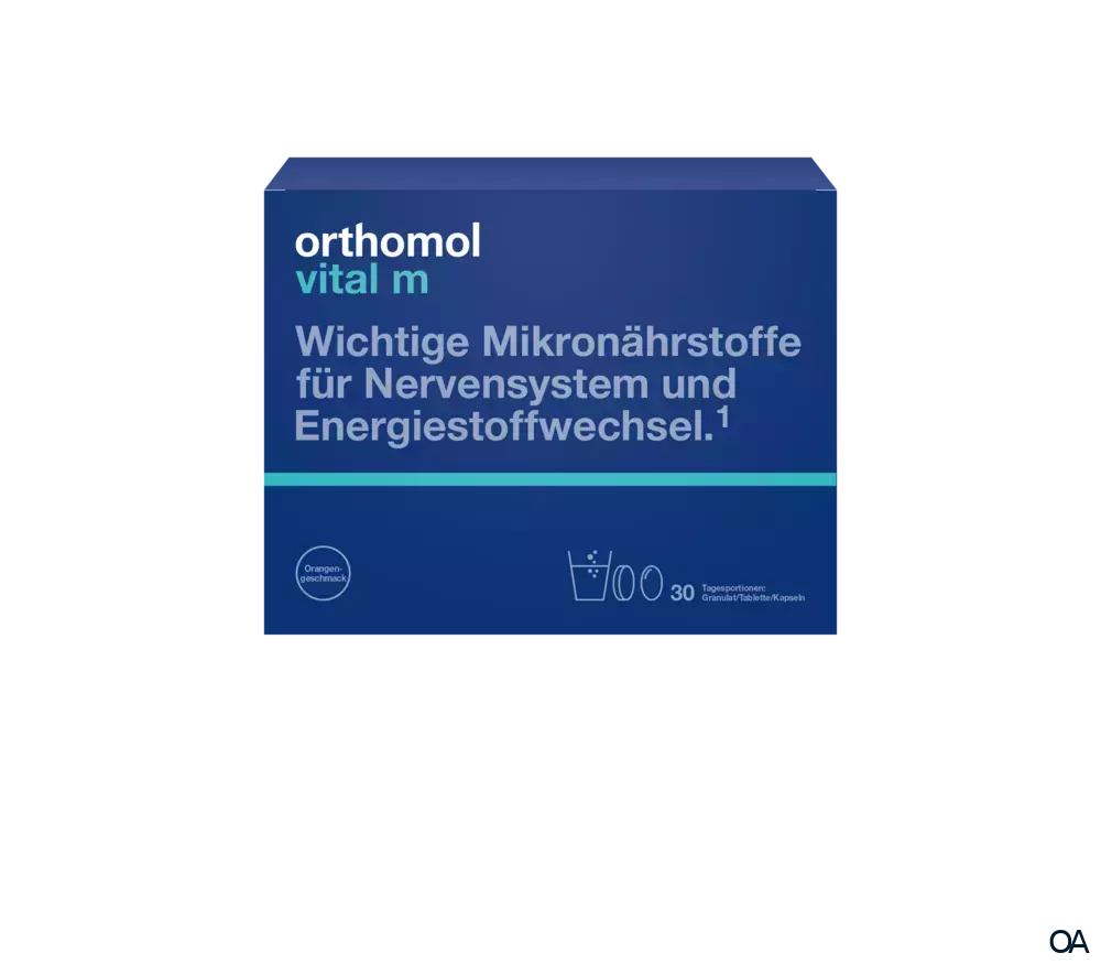 Orthomol Vital M Granulat + Tablette + Kapseln Orthomol Vital M Granulat + Tablette + Kapseln
