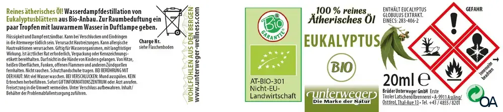Unterweger Bio Eukalyptusöl