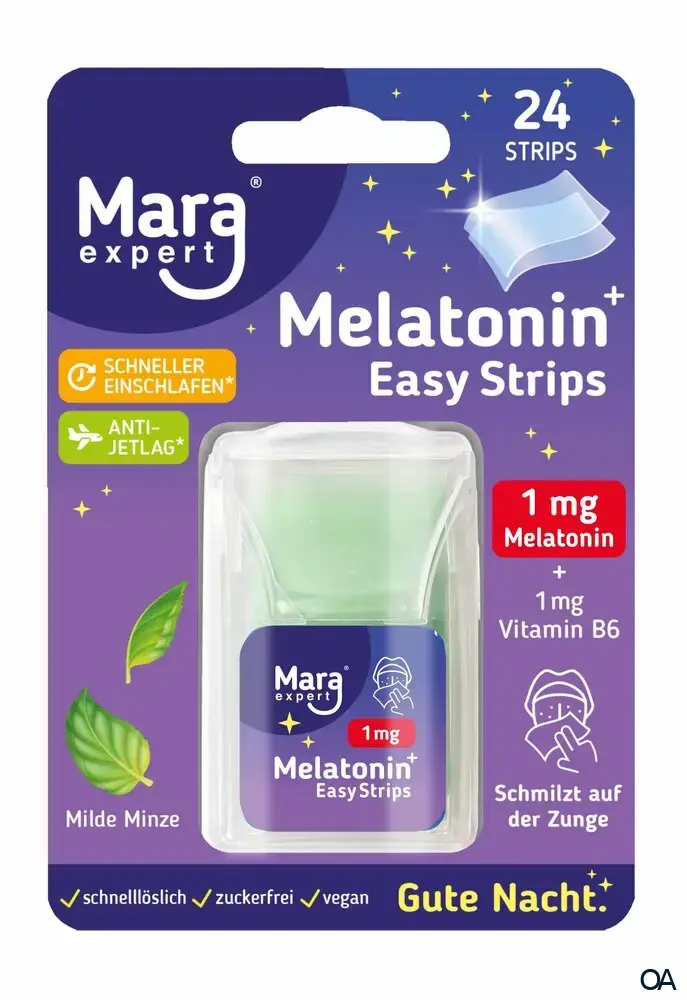 Mara expert® Melatonin Easy Strips 1 mg Mara expert® Melatonin Easy Strips 1 mg