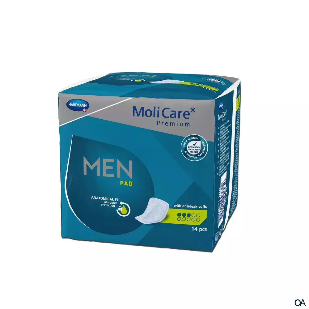 MoliCare® Premium MEN PAD 3 Tropfen Inkontinenzeinlagen MoliCare® Premium MEN PAD 3 Tropfen Inkontinenzeinlagen