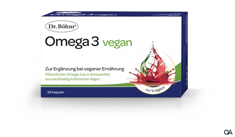 Dr. Böhm® Omega 3 vegan Kapseln Dr. Böhm® Omega 3 vegan Kapseln