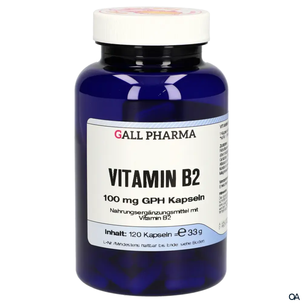 Gall Pharma Vitamin B2 100 mg Kapseln