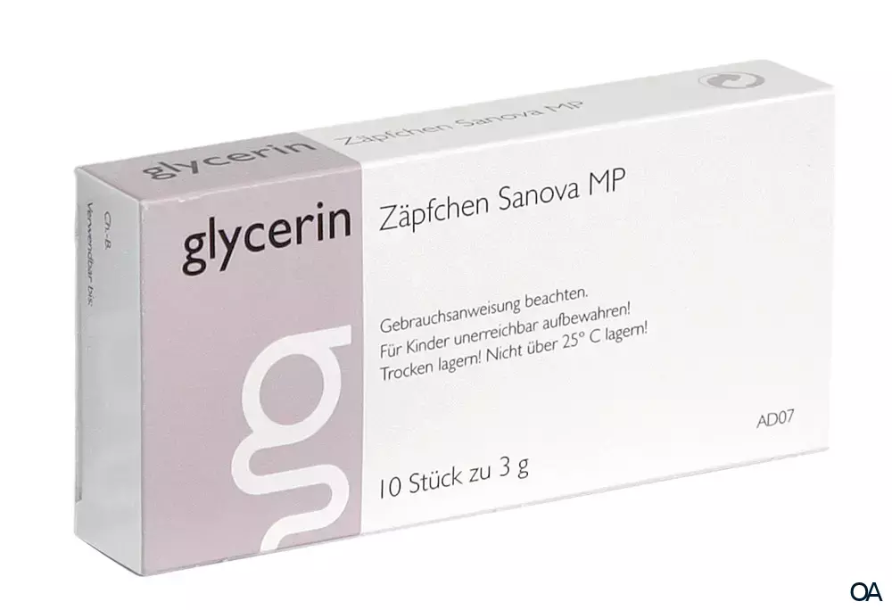 Glycerin Zäpfchen Mp Sanova
