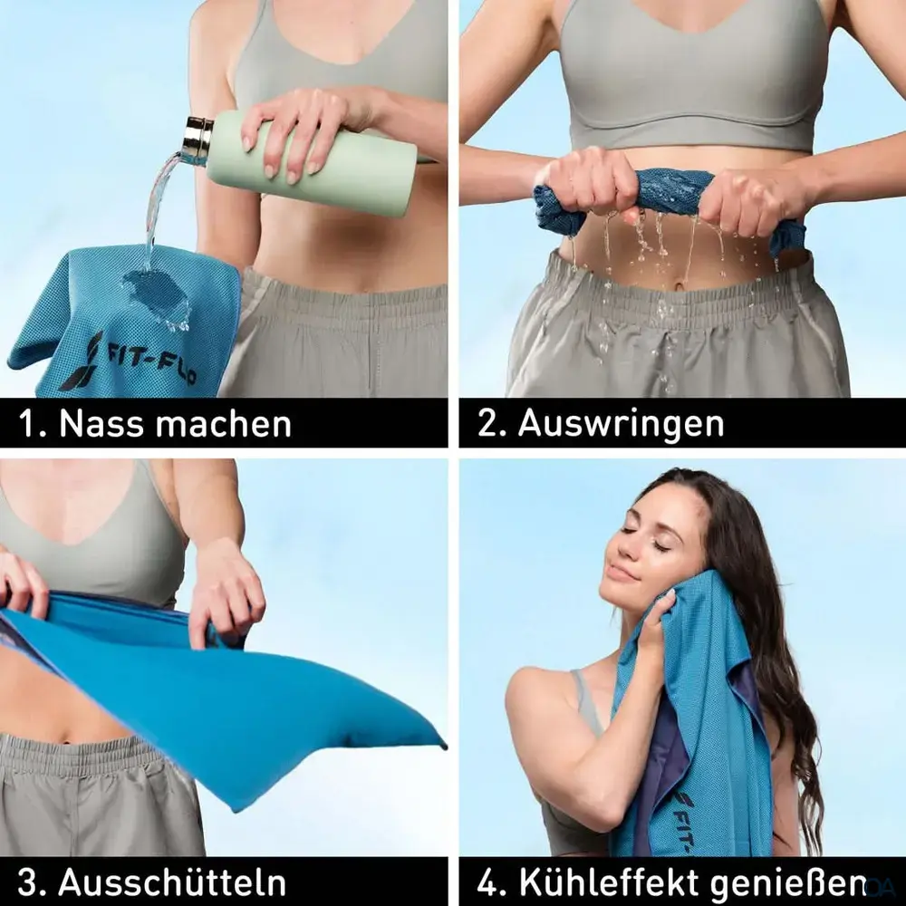 FIT-FLIP Airflip Towel das kühlende Handtuch - Violett