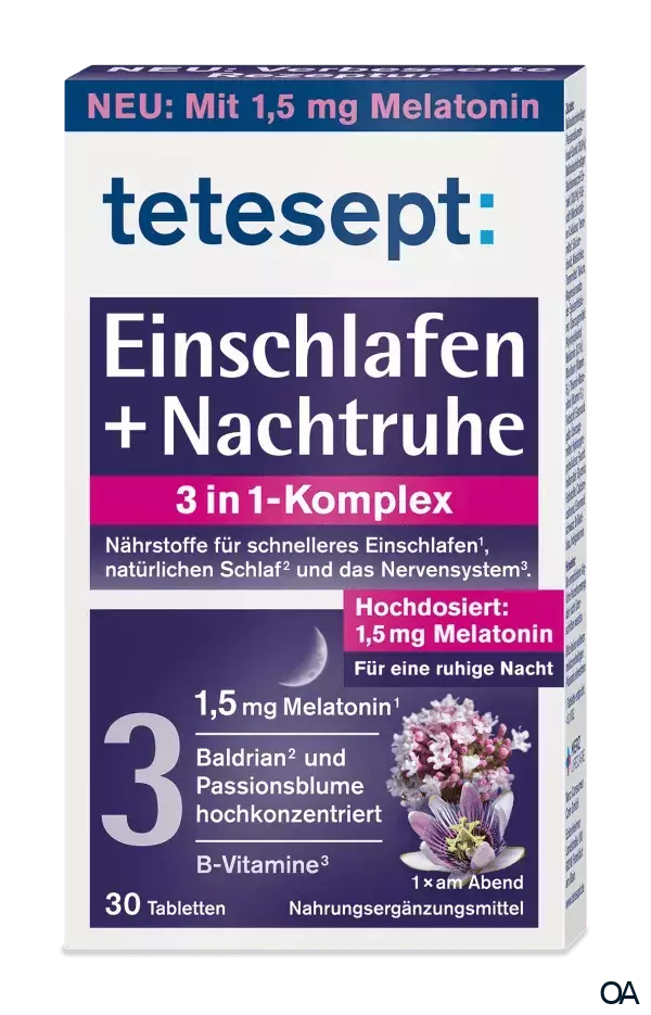 tetesept Melatonin Intens Tabletten tetesept Melatonin Intens Tabletten