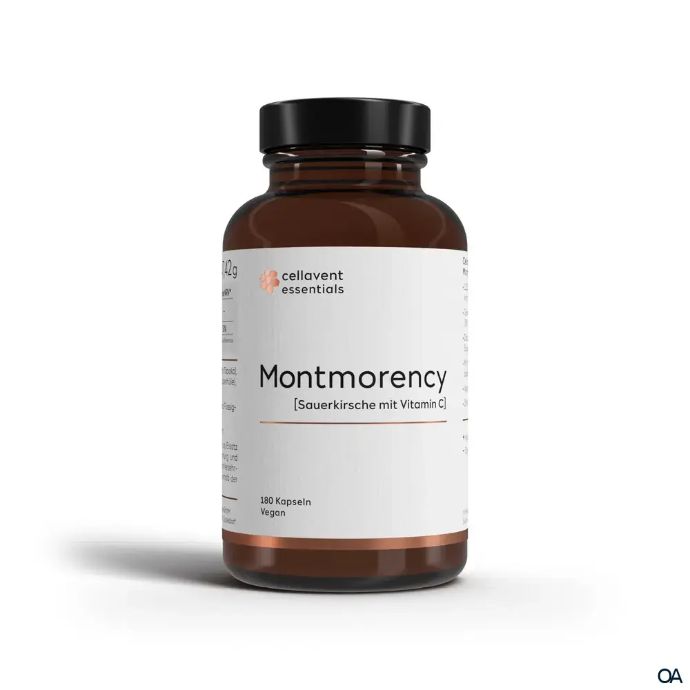 Cellavent Essentials Montmorency [Sauerkirsche mit Vitamin C] Kapseln