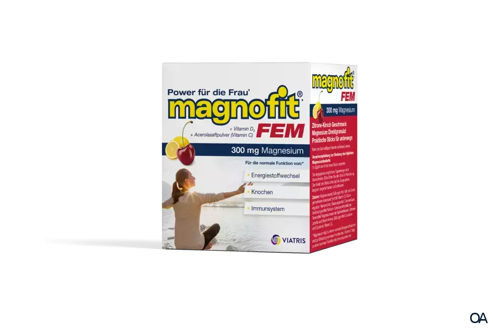 Magnofit® FEM Direktgranulat Sticks Magnofit® FEM Direktgranulat Sticks