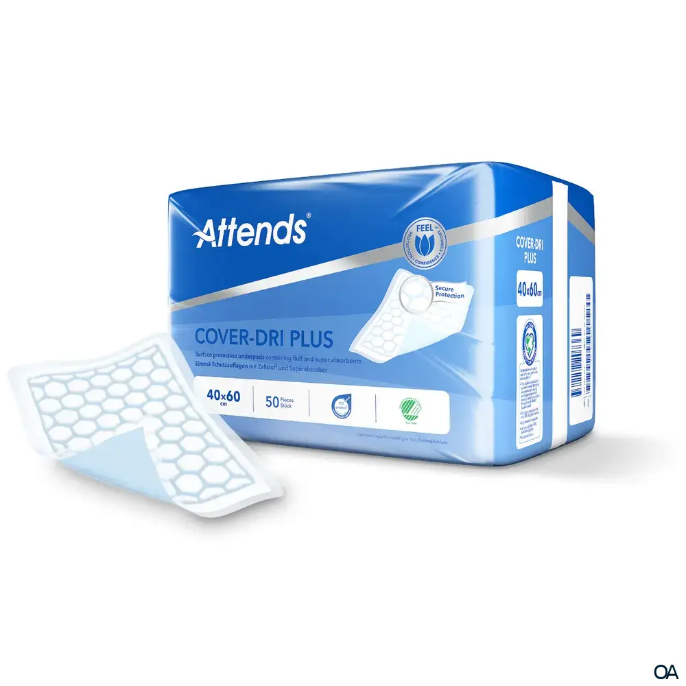 Attends Cover-Dri Plus Einmal-Schutzauflagen 40 x 60 cm