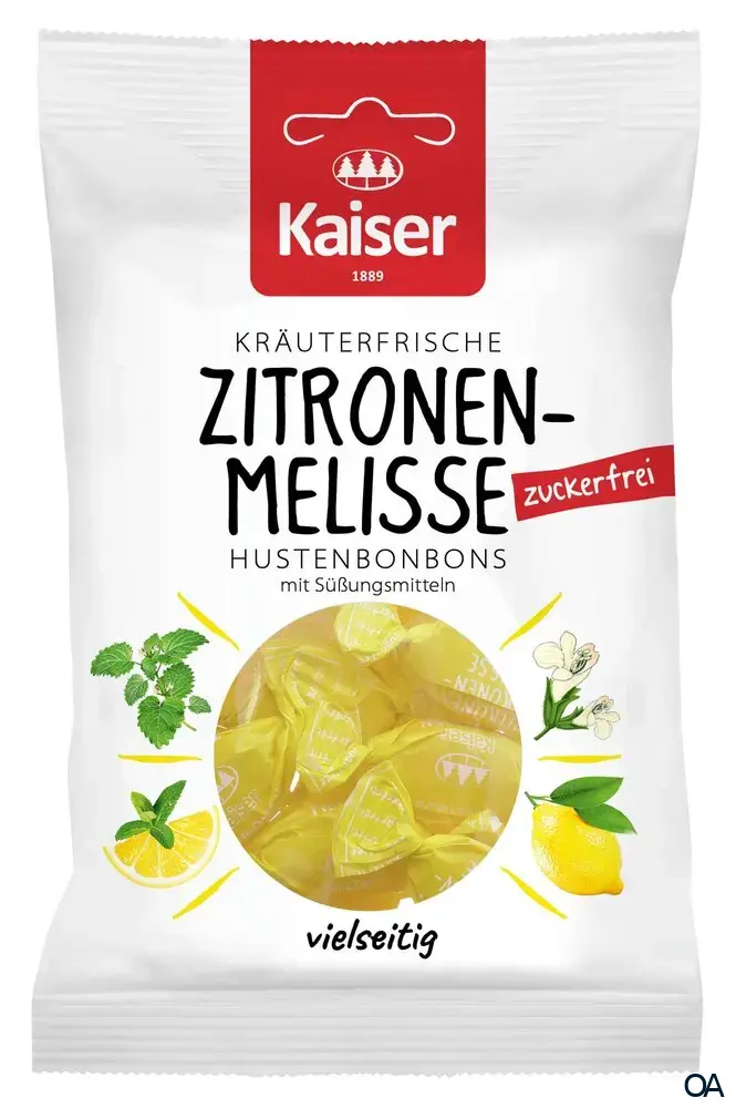 Kaiser Zitronenmelisse Hustenbonbons zuckerfrei