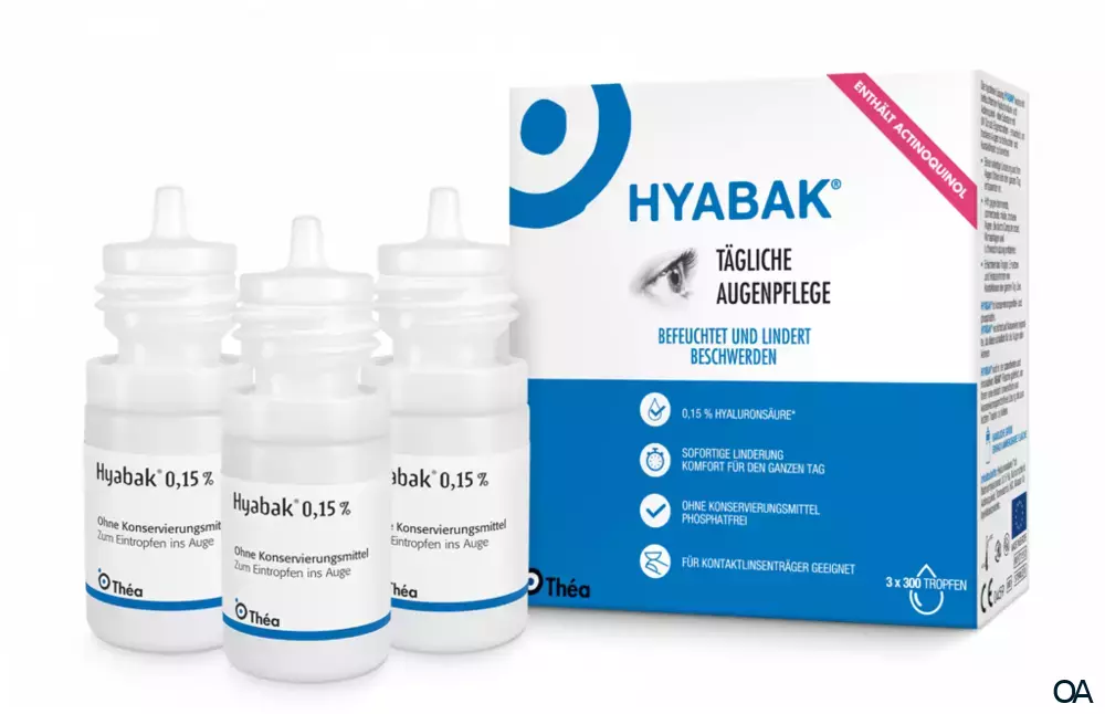 Hyabak® Augentropfen Multidose 3 x 10 ml