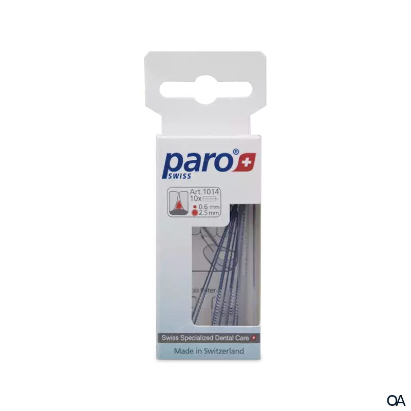 paro® isola long Zwischenraumbürste, xx-fein, blau, zylindrisch, ø 2.5 mm paro® isola long Zwischenraumbürste, xx-fein, blau, zylindrisch, ø 2.5 mm