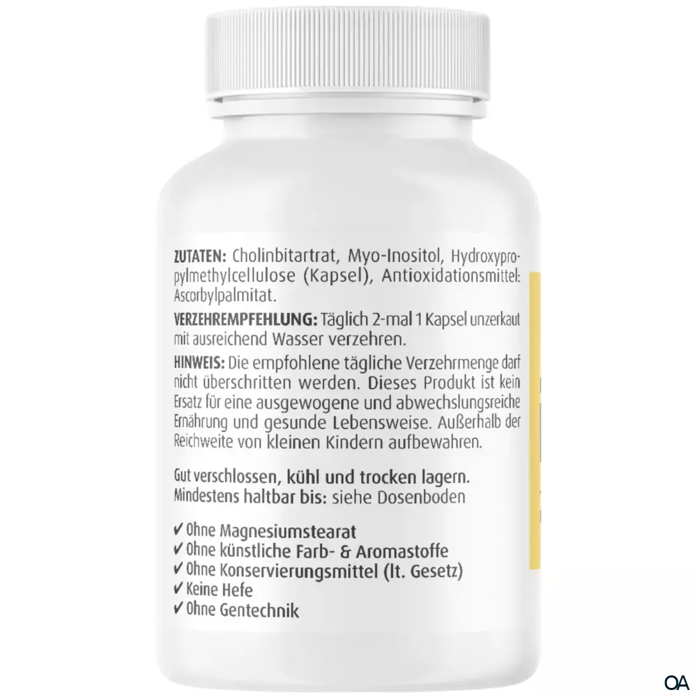 ZeinPharma Cholin-Inositol Kapseln 450 mg / 450 mg ZeinPharma Cholin-Inositol Kapseln 450 mg / 450 mg