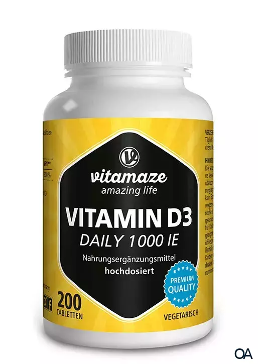 Vitamaze Vitamin D3 1000 IE daily Tabletten