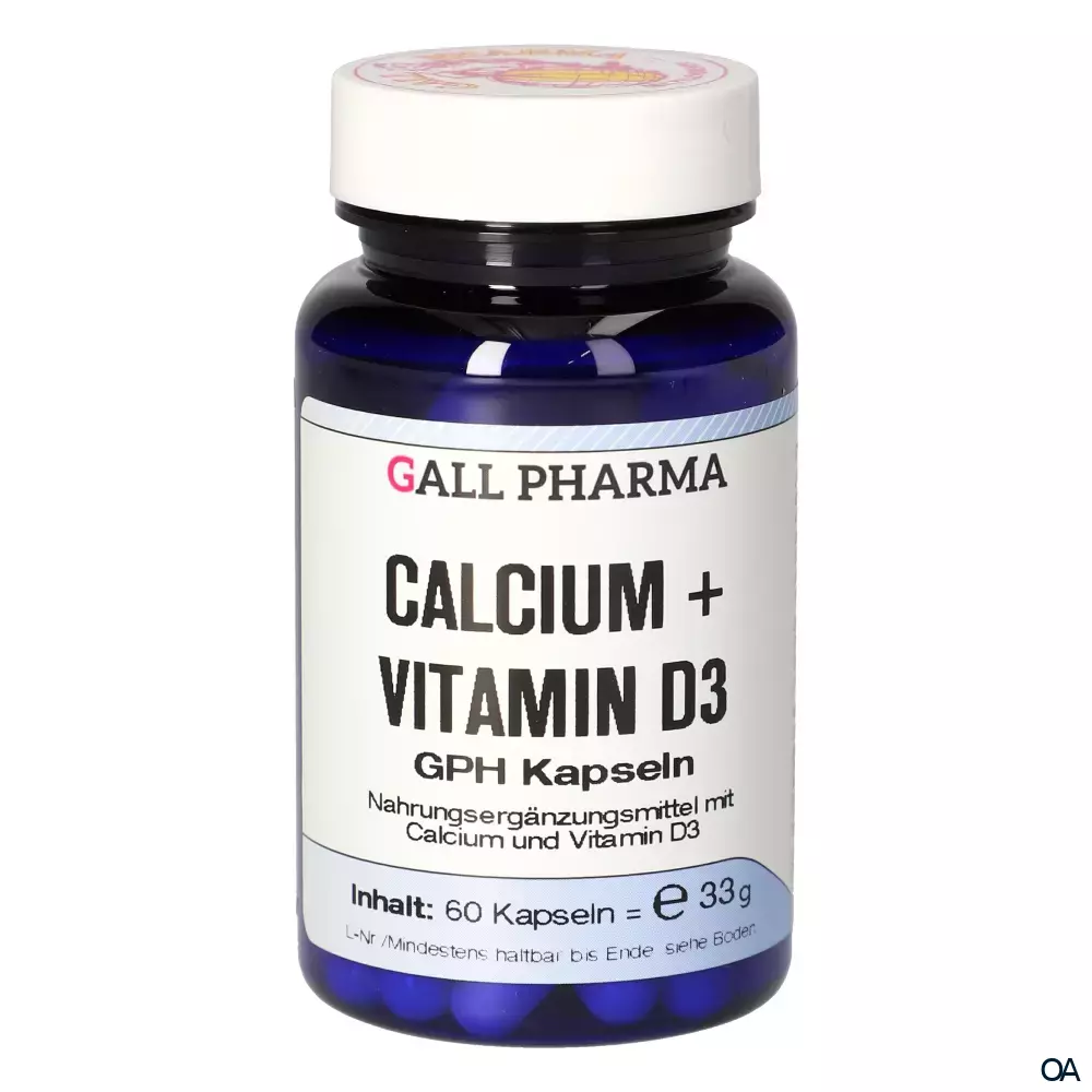 Gall Pharma Calcium + Vitamin D3 Kapseln Gall Pharma Calcium + Vitamin D3 Kapseln