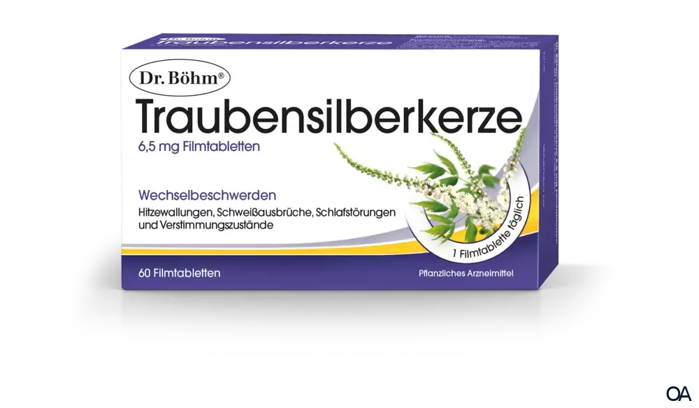 Dr. Böhm® Traubensilberkerze 6,5 mg Filmtabletten Dr. Böhm® Traubensilberkerze 6,5 mg Filmtabletten
