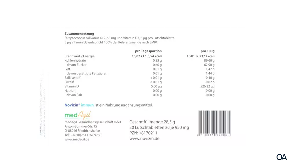 Novizin® immun Lutschtabletten Novizin® immun Lutschtabletten