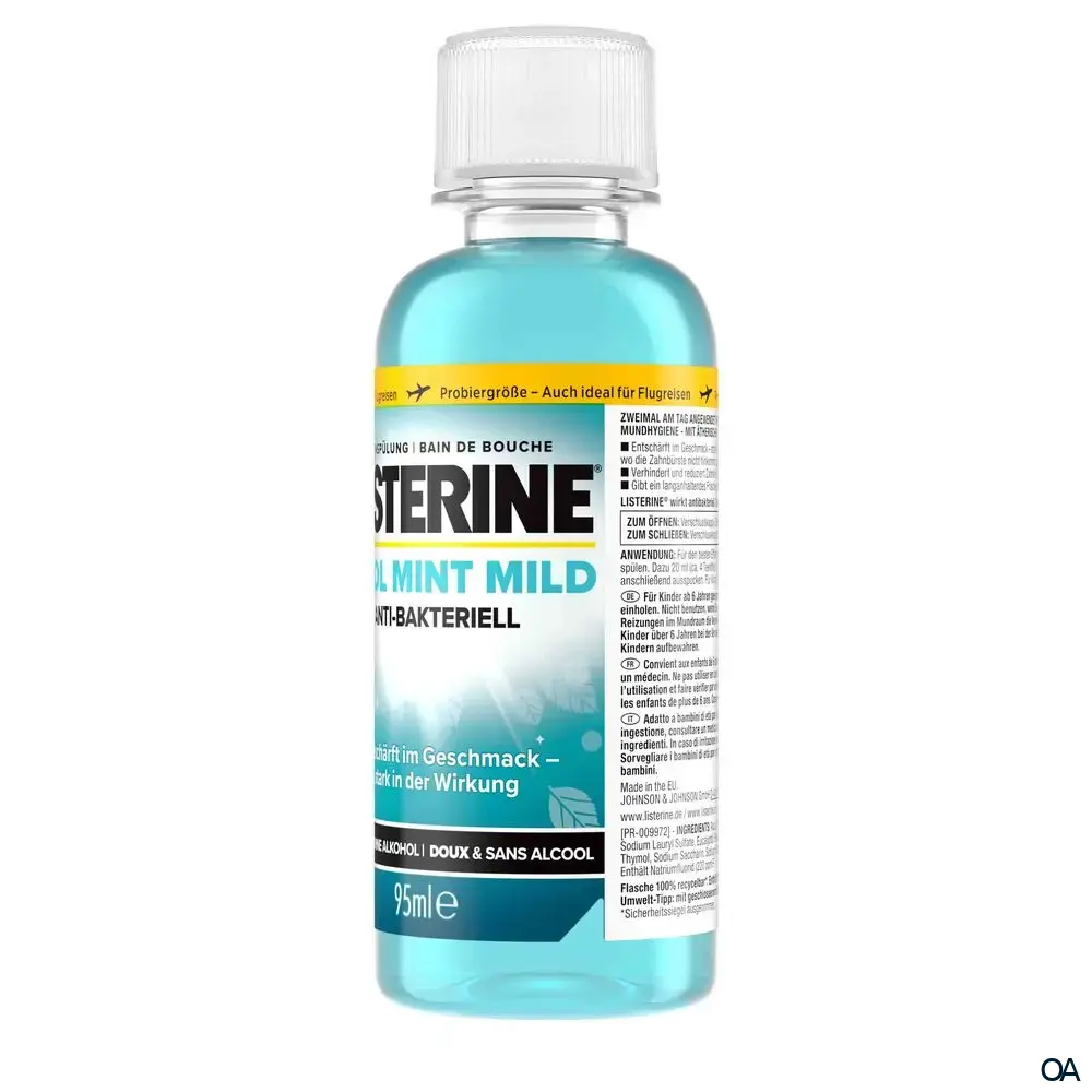 Listerine Cool Mint Milder Geschmack Mundspüllösung