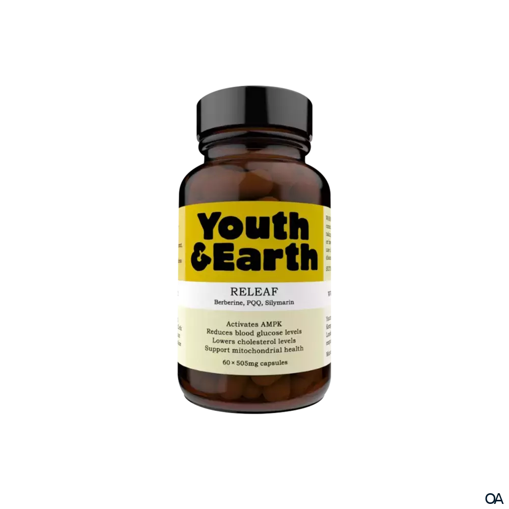Youth & Earth Releaf (Berberin, Silymarin, Chrom Picolinat) Kapseln Youth & Earth Releaf (Berberin, Silymarin, Chrom Picolinat) Kapseln