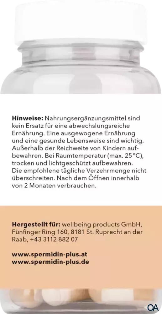 spermidinPLUS Spermidin Ursprung Kapseln