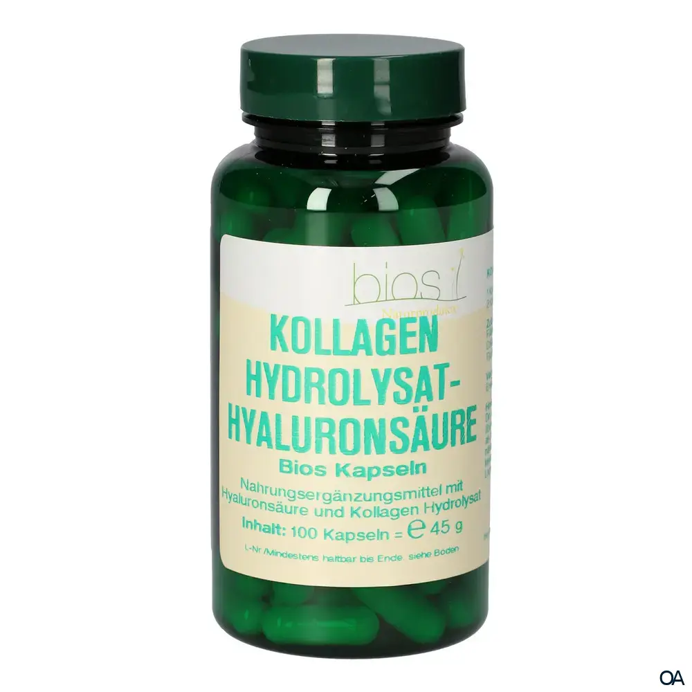 Bios Kollagen Hydrolysat-Hyaluronsäure Kapseln