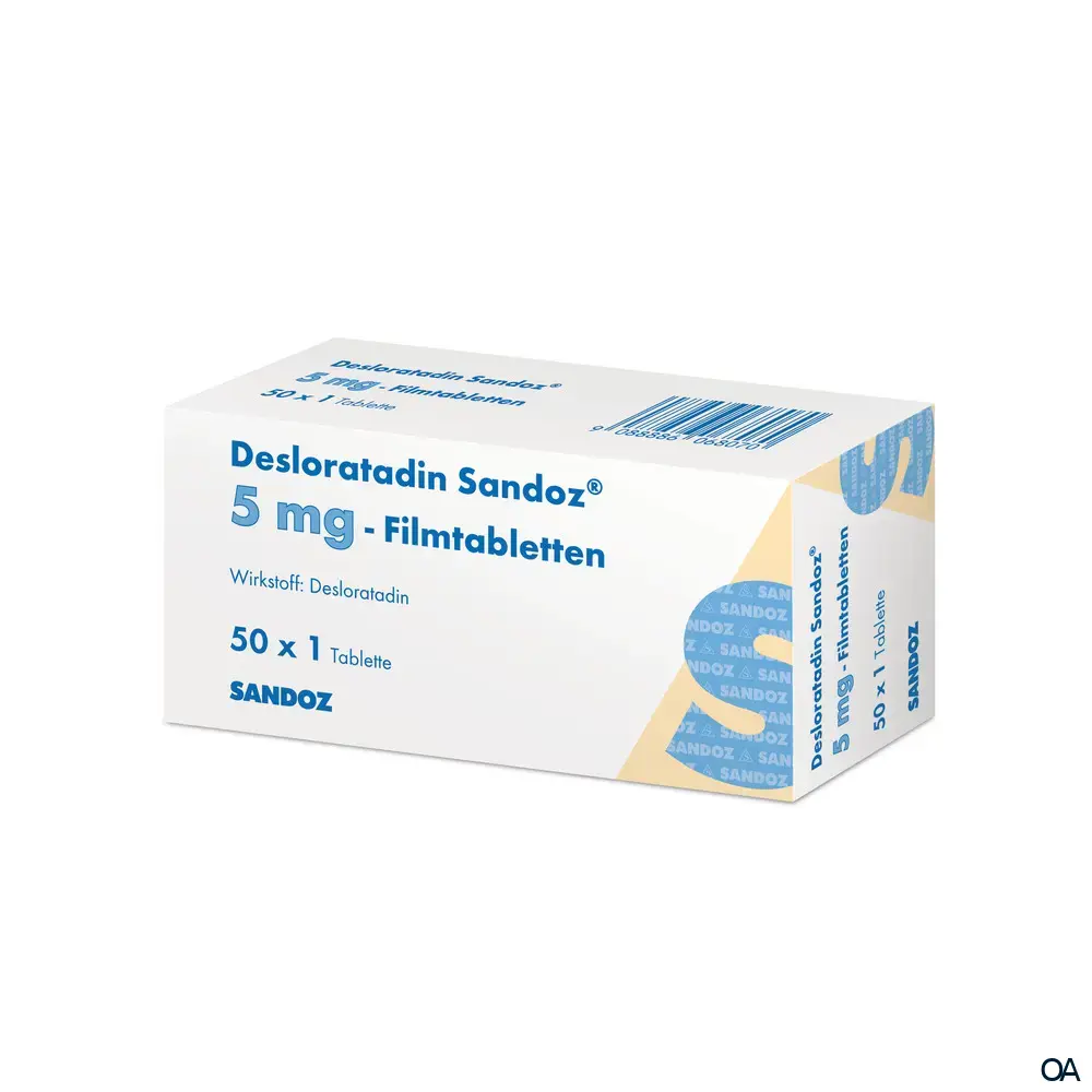 Desloratadin Sandoz® 5 mg Filmtabletten