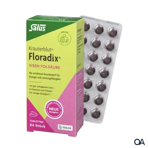 Salus Kräuterblut Floradix Eisen Folsäure Tabletten Salus Kräuterblut Floradix Eisen Folsäure Tabletten