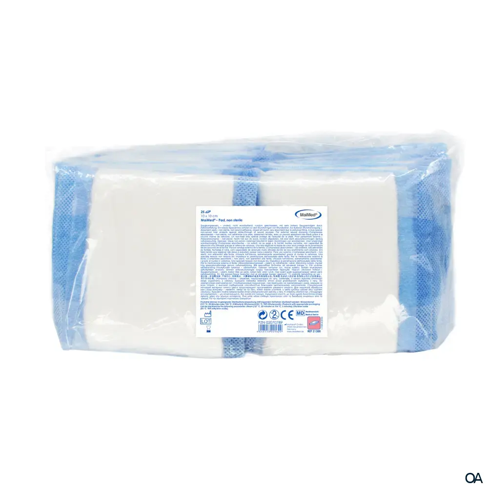 MaiMed® Pad unsterile Saugkompressen 10 x 10 cm