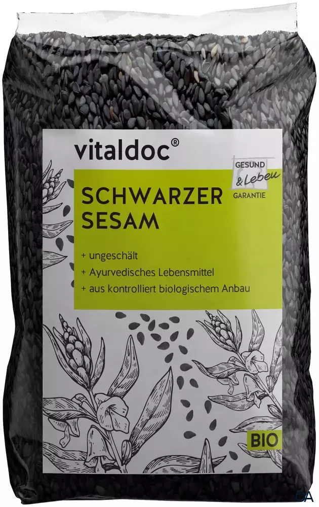 vitaldoc® BIO Schwarzer Sesam, ungeschält vitaldoc® BIO Schwarzer Sesam, ungeschält