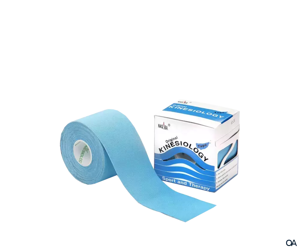 Nasara Kinesiologie Tape Blau 5 cm x 5 m