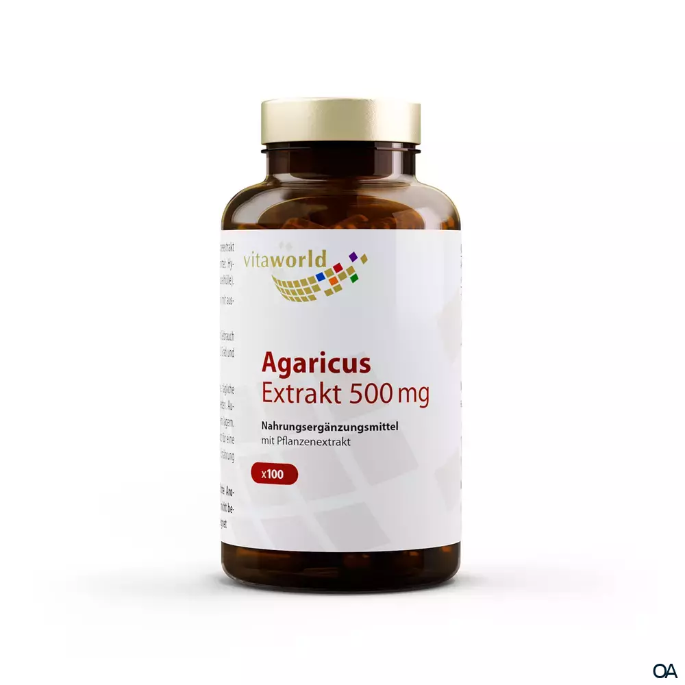 Vitaworld Agaricus Extrakt 500 mg Kapseln Vitaworld Agaricus Extrakt 500 mg Kapseln