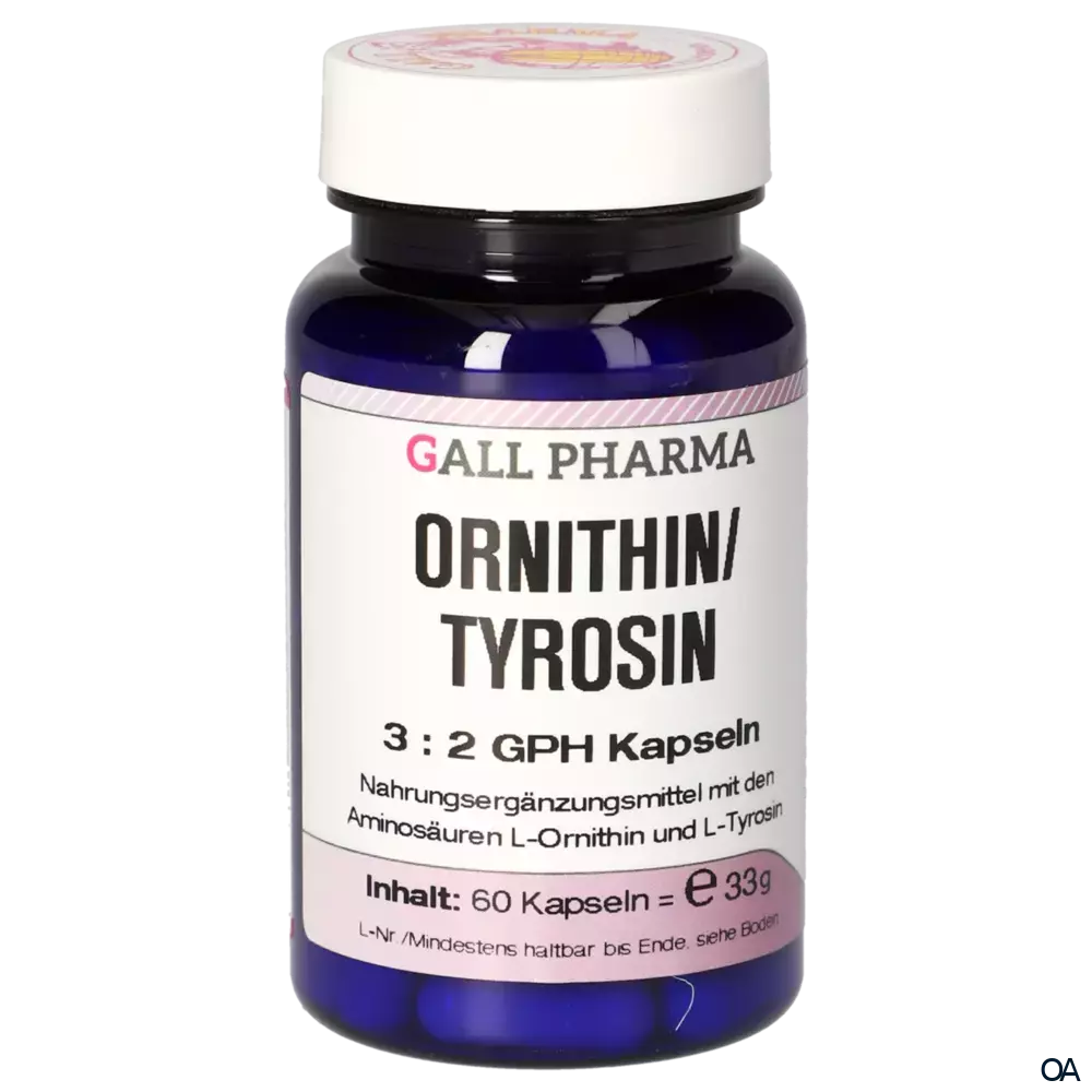 Gall Pharma Ornithin / Tyrosin 3:2 Kapseln Gall Pharma Ornithin / Tyrosin 3:2 Kapseln