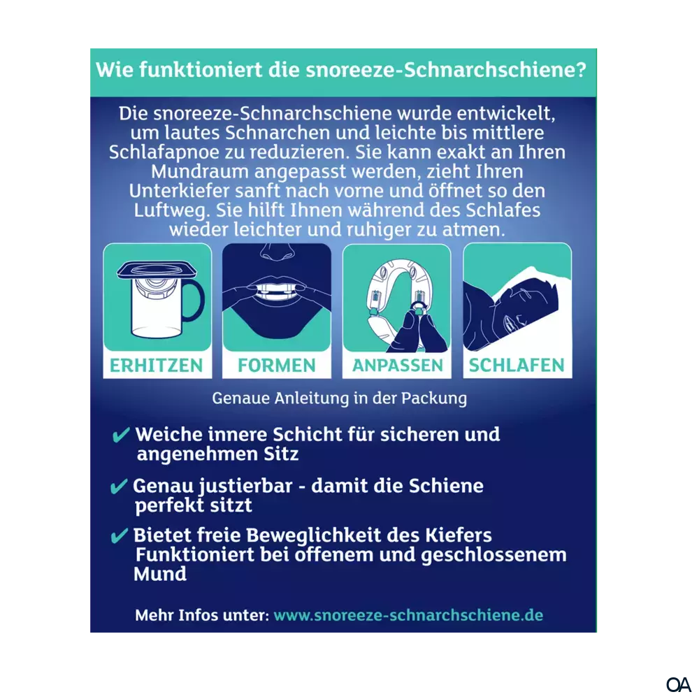 Snoreeze® Schnarchschiene Snoreeze® Schnarchschiene