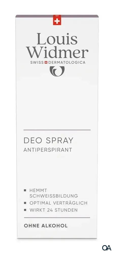 Louis Widmer Deo Spray Antiperspirant - leicht parfümiert Louis Widmer Deo Spray Antiperspirant - leicht parfümiert