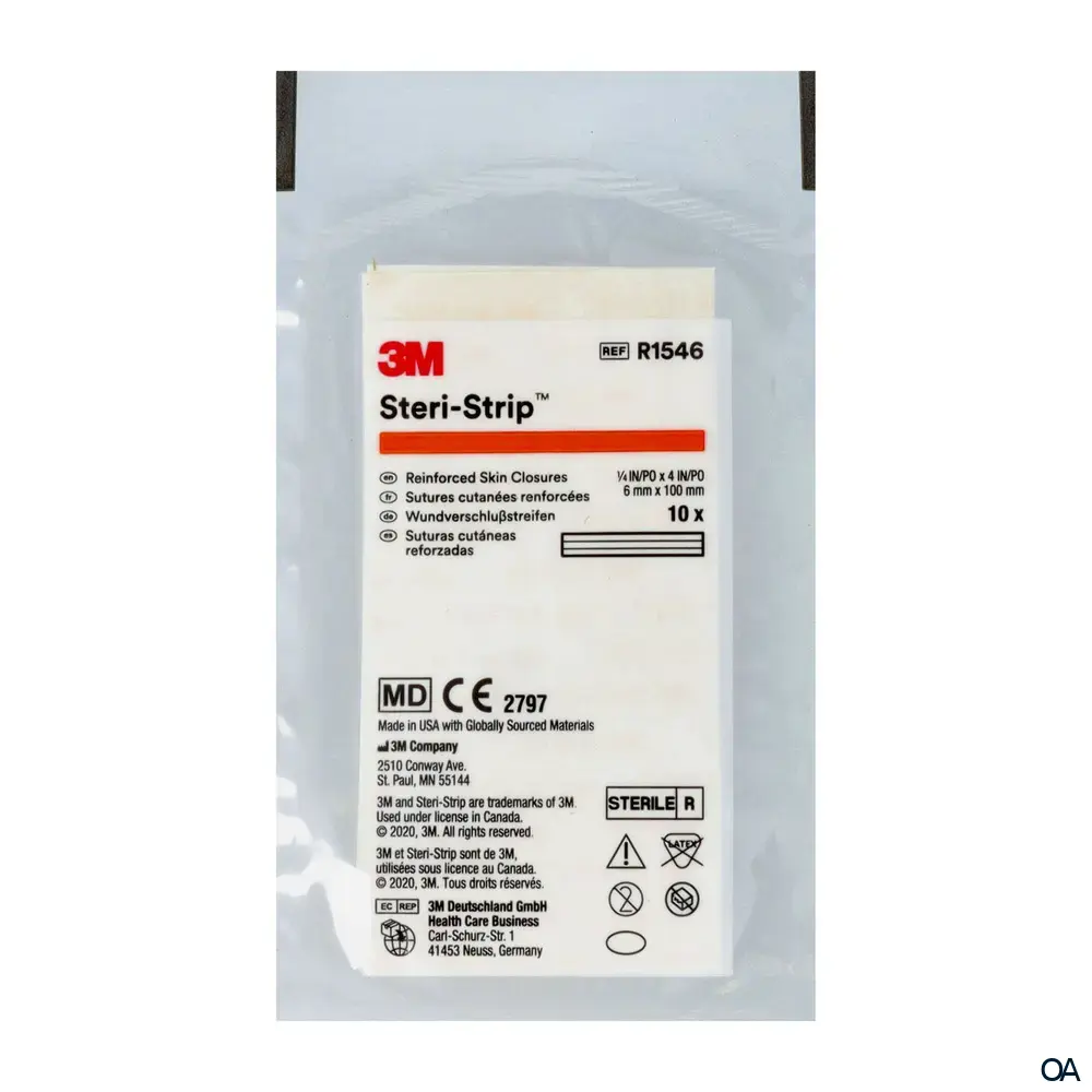 3M™ Steri-Strip™ Wundverschlussstreifen, R1546, 6 x 100 mm