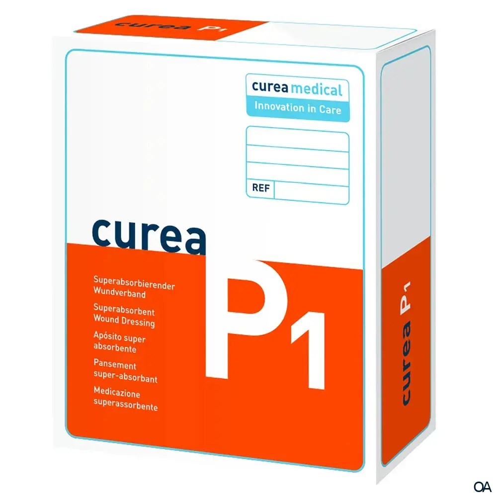 curea medical Curea P1 Superabsorbierender Wundverband steril, 5,5 x 7,5 cm