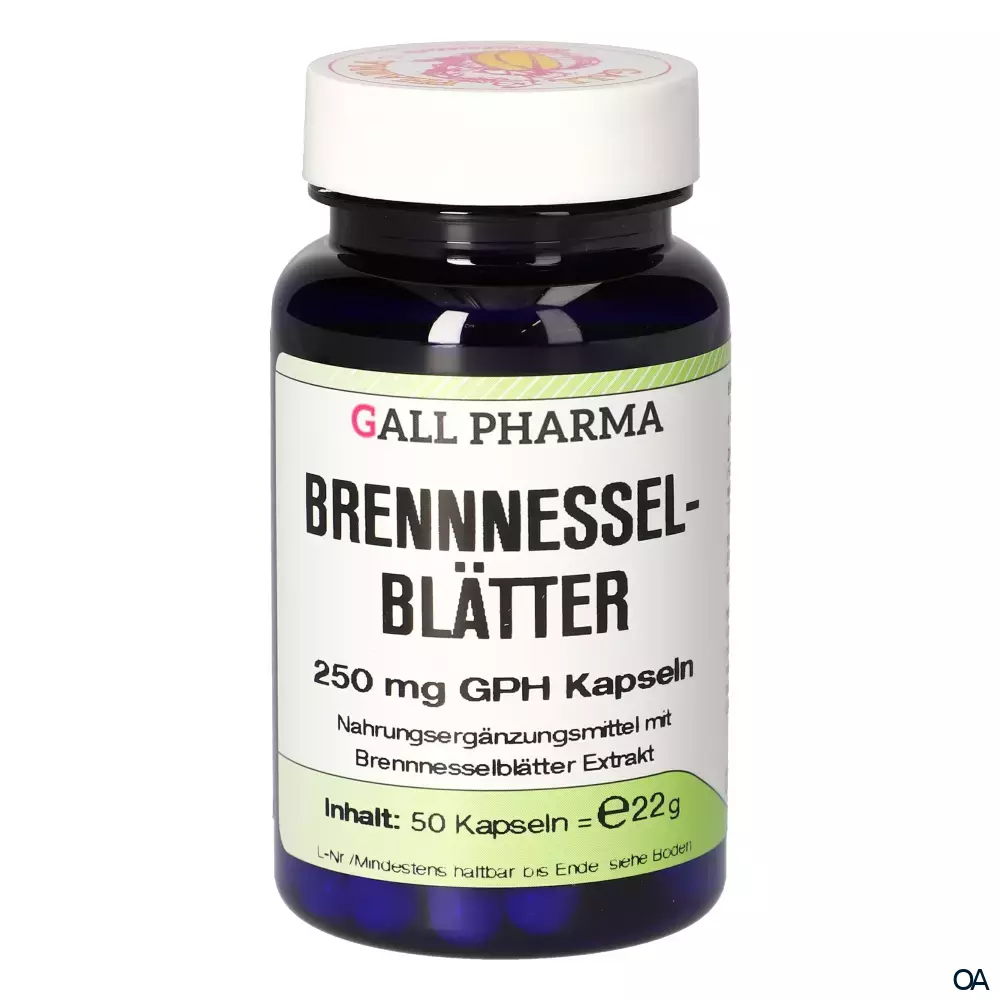 Gall Pharma Brennnesselblätter 250 mg Kapseln Gall Pharma Brennnesselblätter 250 mg Kapseln