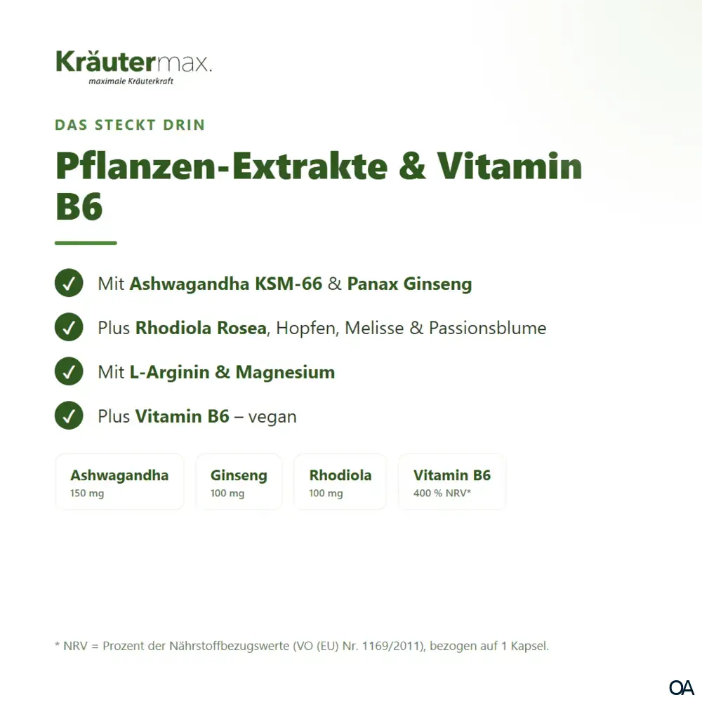 Kräutermax Antistress Kapseln