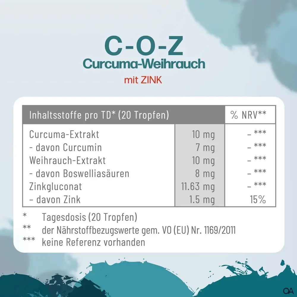CannSol C-O-Z Curcuma – Weihrauch mit Zink Tropfen