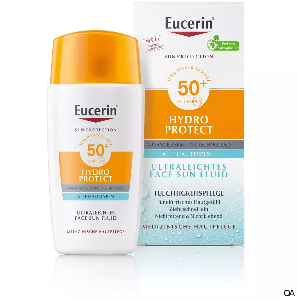 Eucerin® Hydro Protect Ultraleichtes Face Sun Fluid LSF 50+ Eucerin® Hydro Protect Ultraleichtes Face Sun Fluid LSF 50+