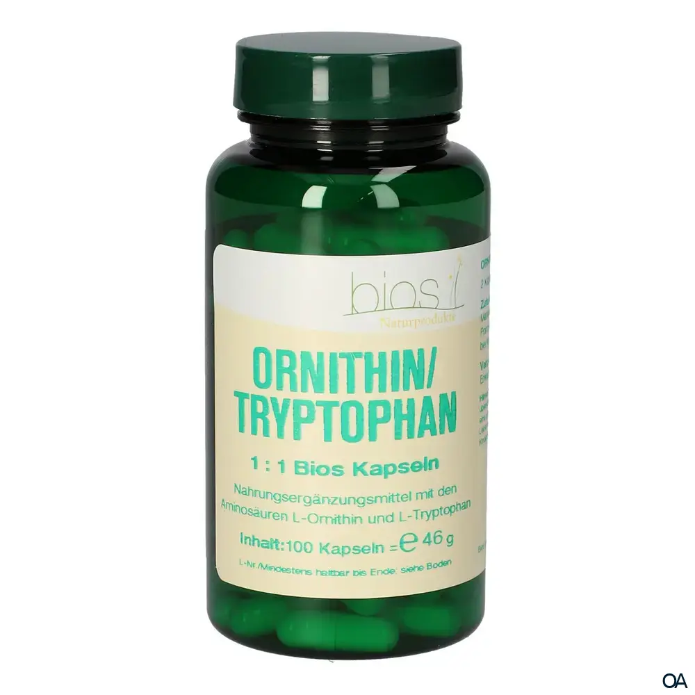 Bios Ornithin / Tryptophan 1:1 Kapseln