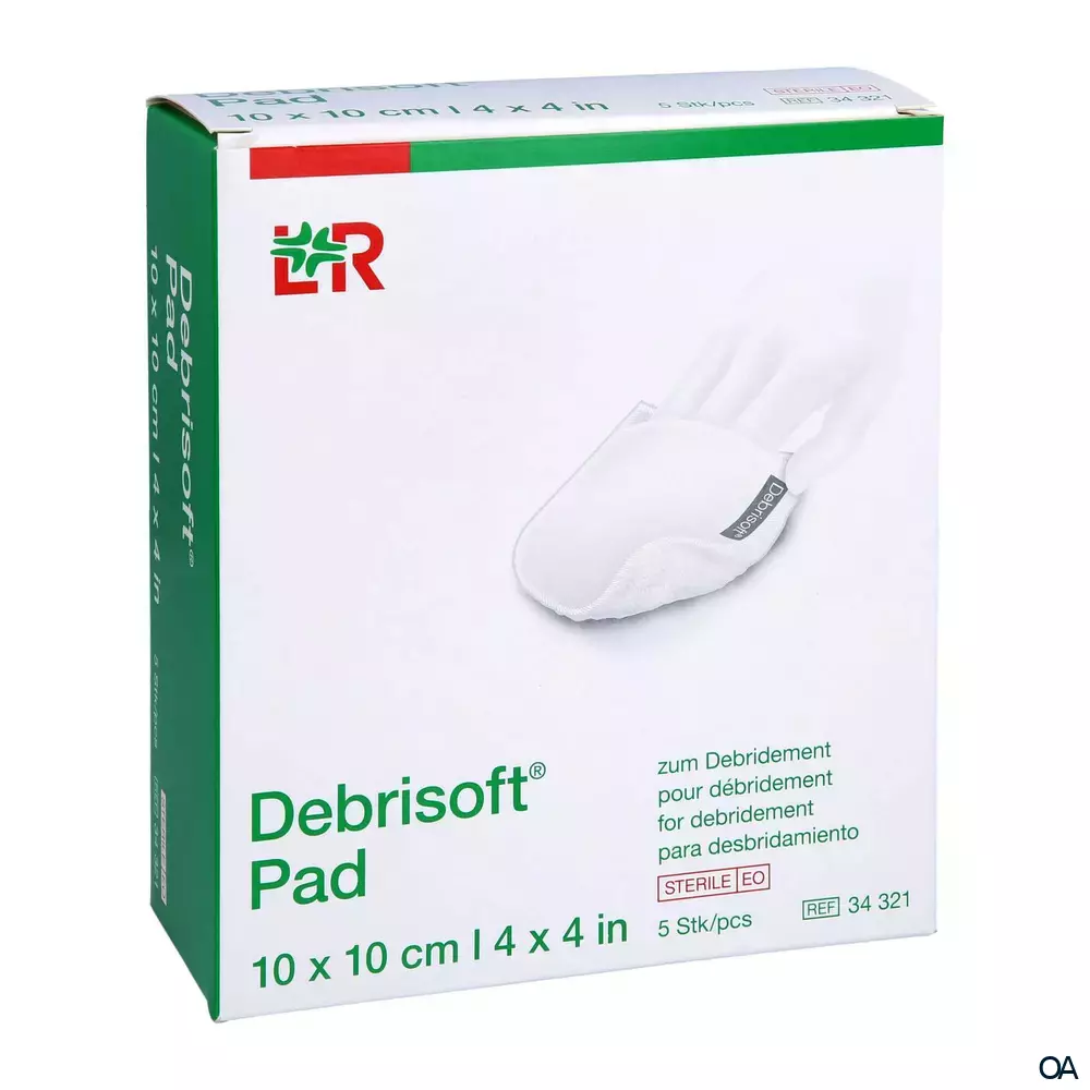 Debrisoft® Pad steril, 10 x 10 cm