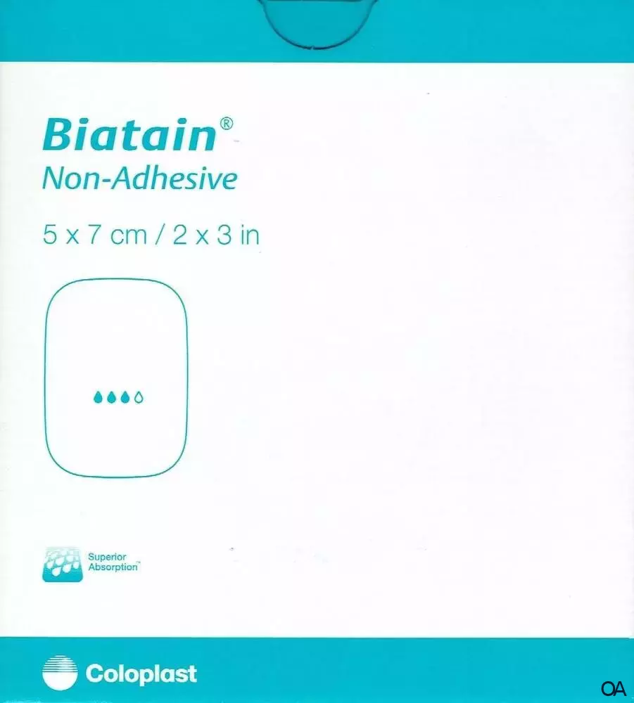 Biatain® Schaumverband nicht-haftend 5 x 7 cm Biatain® Schaumverband nicht-haftend 5 x 7 cm