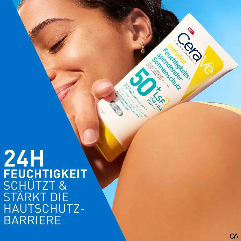 CeraVe Invisible Feuchtigkeitsspendender Sonnenschutz LSF 50+