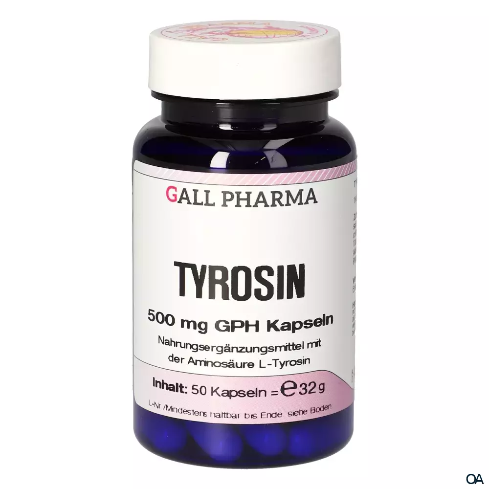 Gall Pharma Tyrosin 500 mg Kapseln