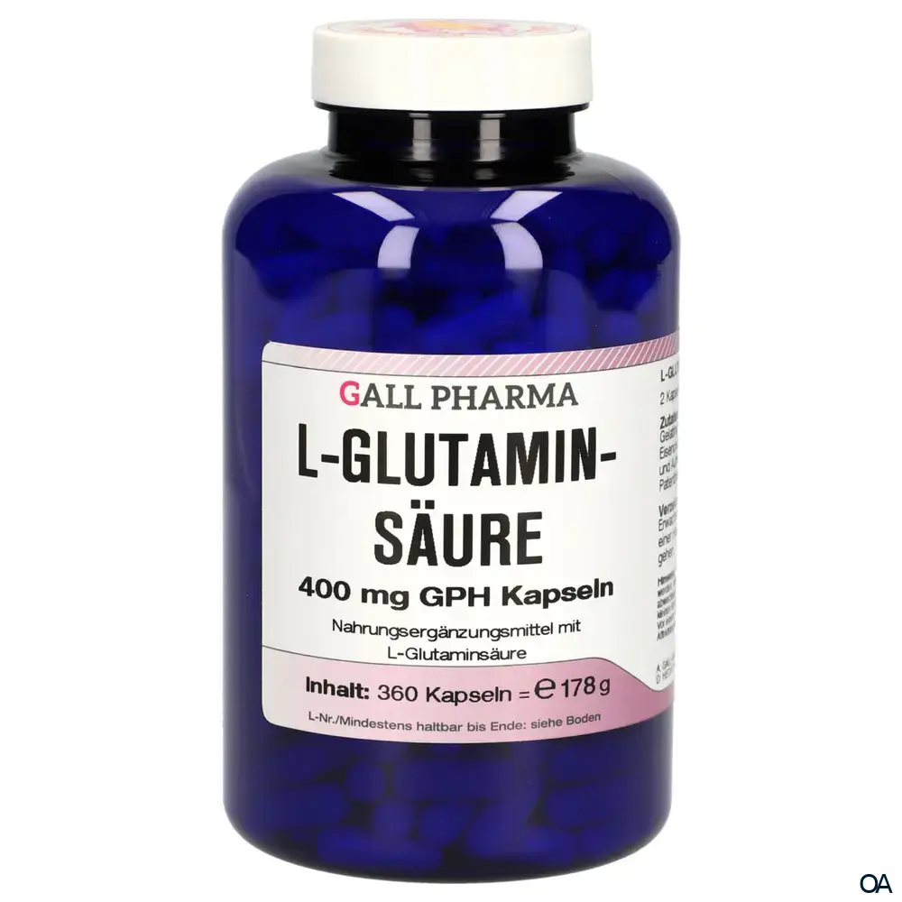 Gall Pharma L-Glutaminsäure 400 mg Kapseln