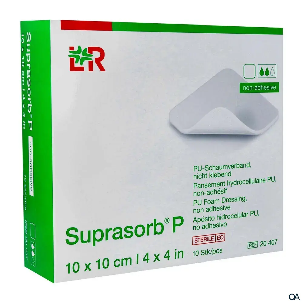 Suprasorb® P PU-Schaumverband non-adhesive steril, 10 x 10 cm