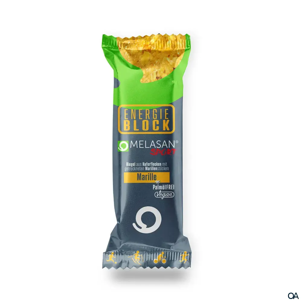 Melasan Sport High Energieblock Marille 65 g