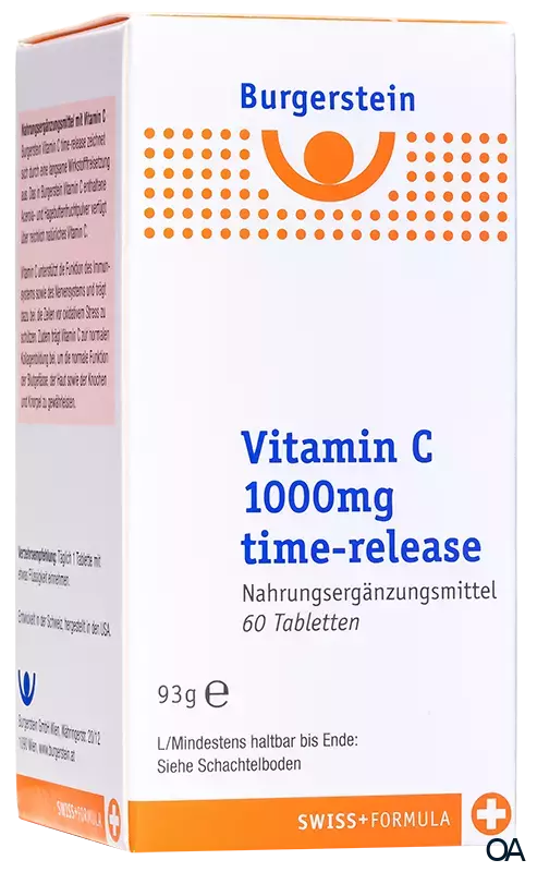 Burgerstein Vitamin-C 1000 mg time-release Tabletten Burgerstein Vitamin-C 1000 mg time-release Tabletten